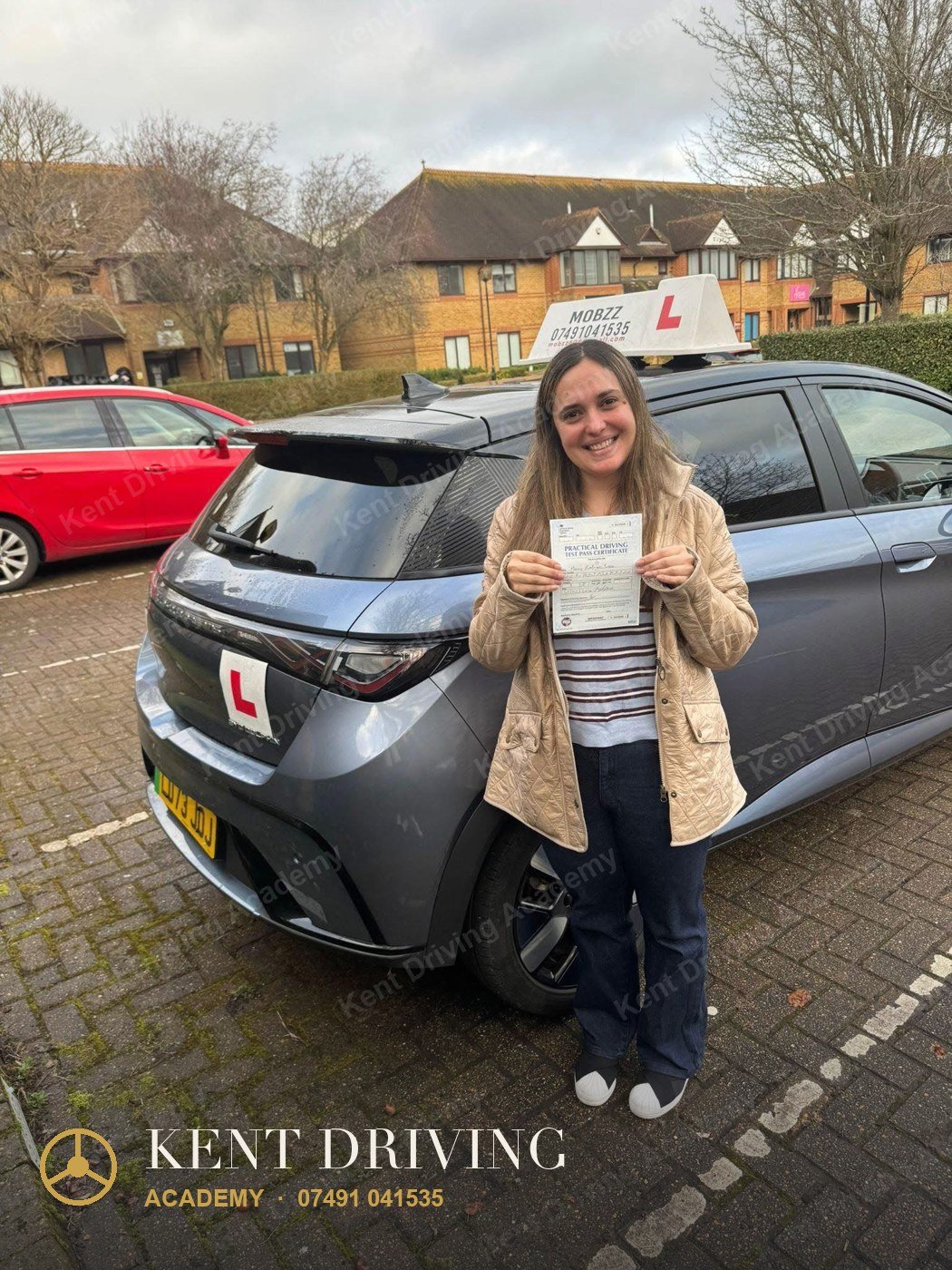 Kent Driving Academy learner who passed their driving test