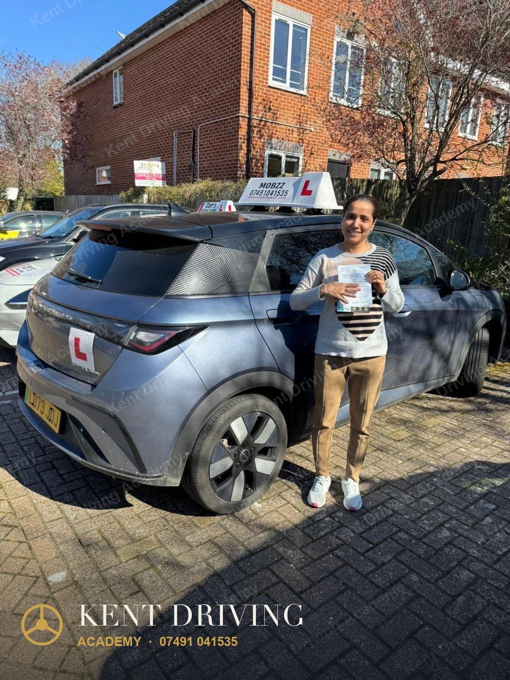 Kent Driving Academy learner who passed their driving test