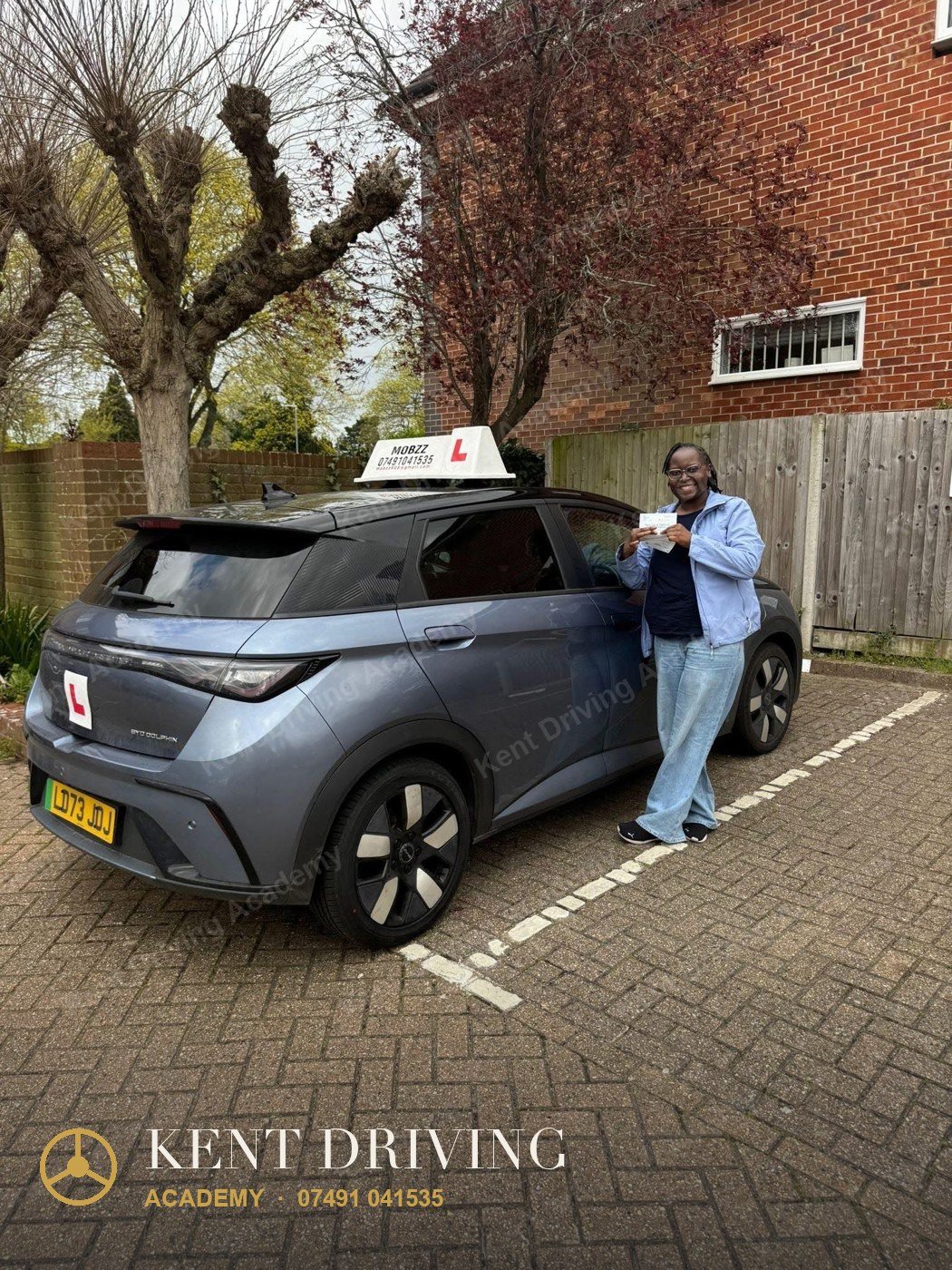 Kent Driving Academy learner who passed their driving test