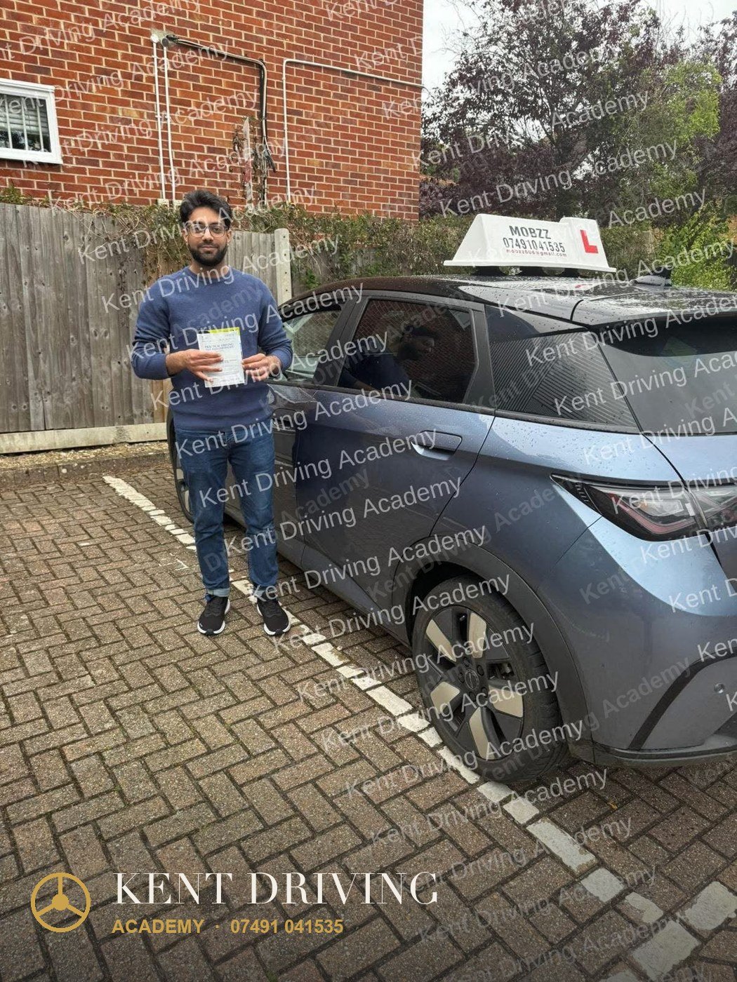 Kent Driving Academy learner who passed their driving test