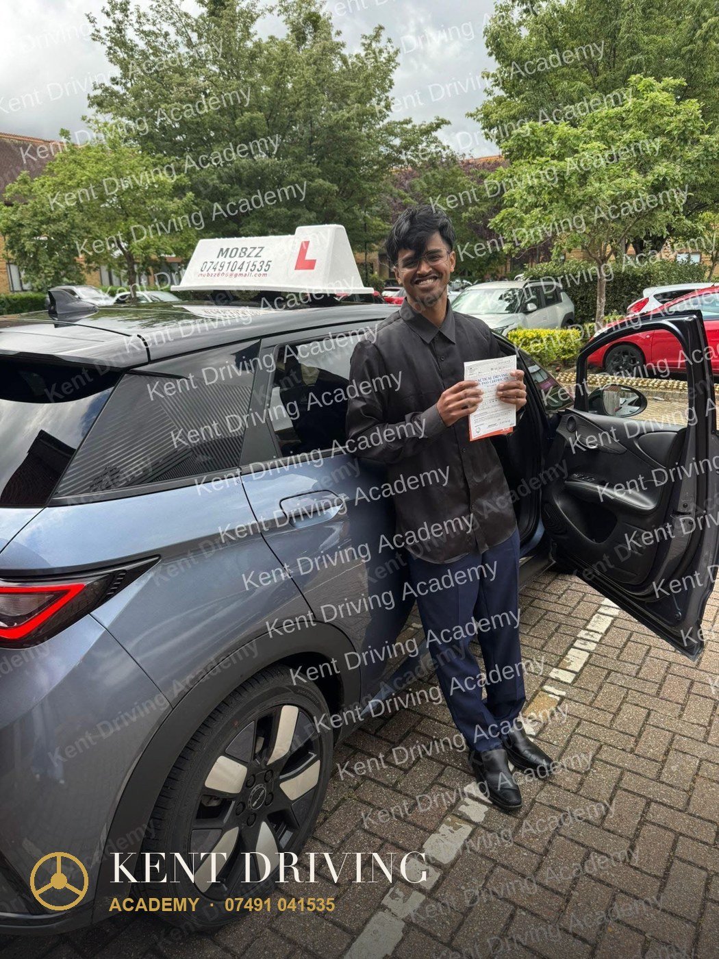 Kent Driving Academy learner who passed their driving test