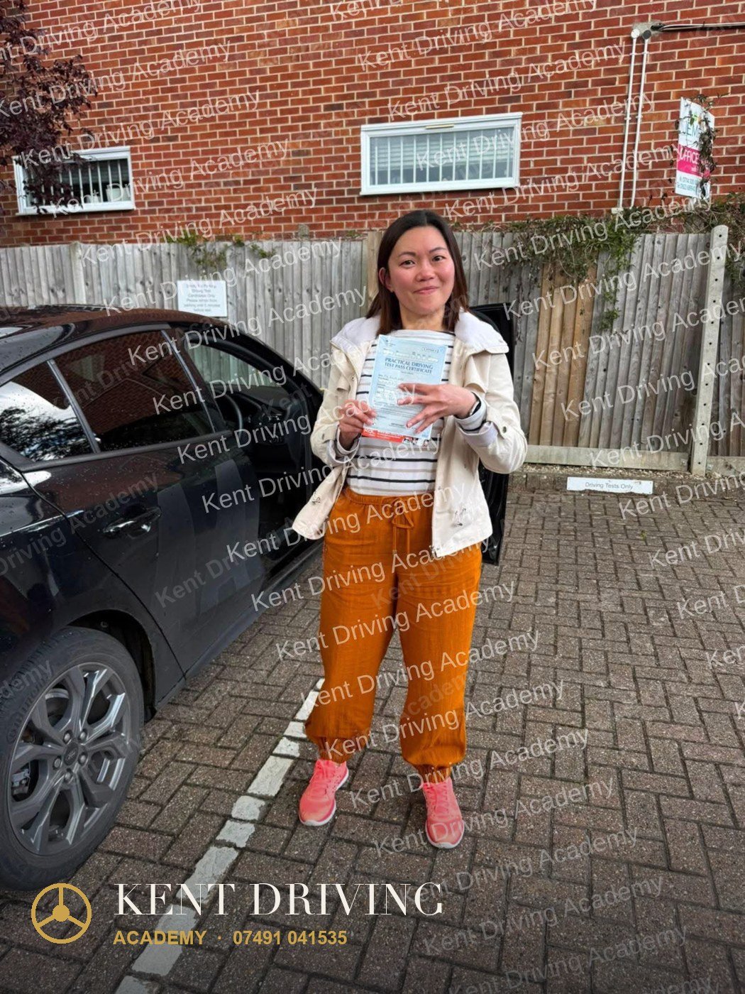 Kent Driving Academy learner who passed their driving test
