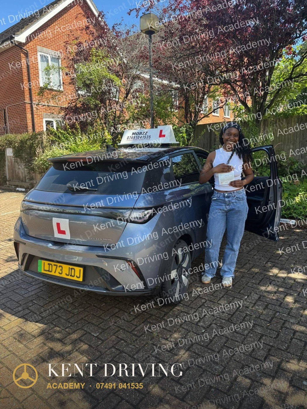 Kent Driving Academy learner who passed their driving test