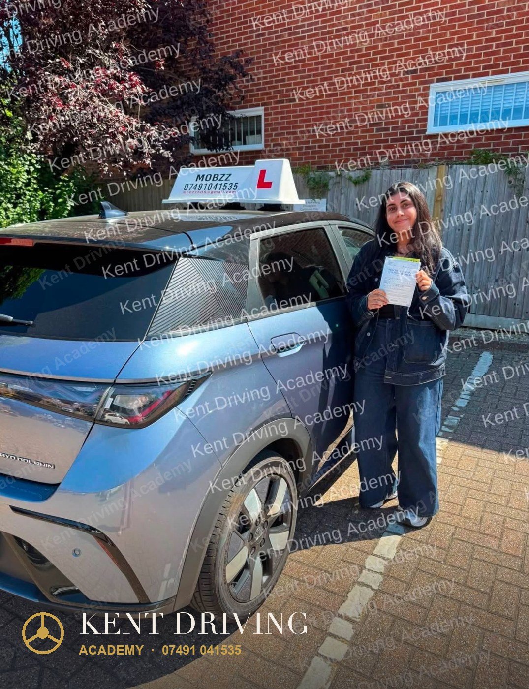 Kent Driving Academy learner who passed their driving test